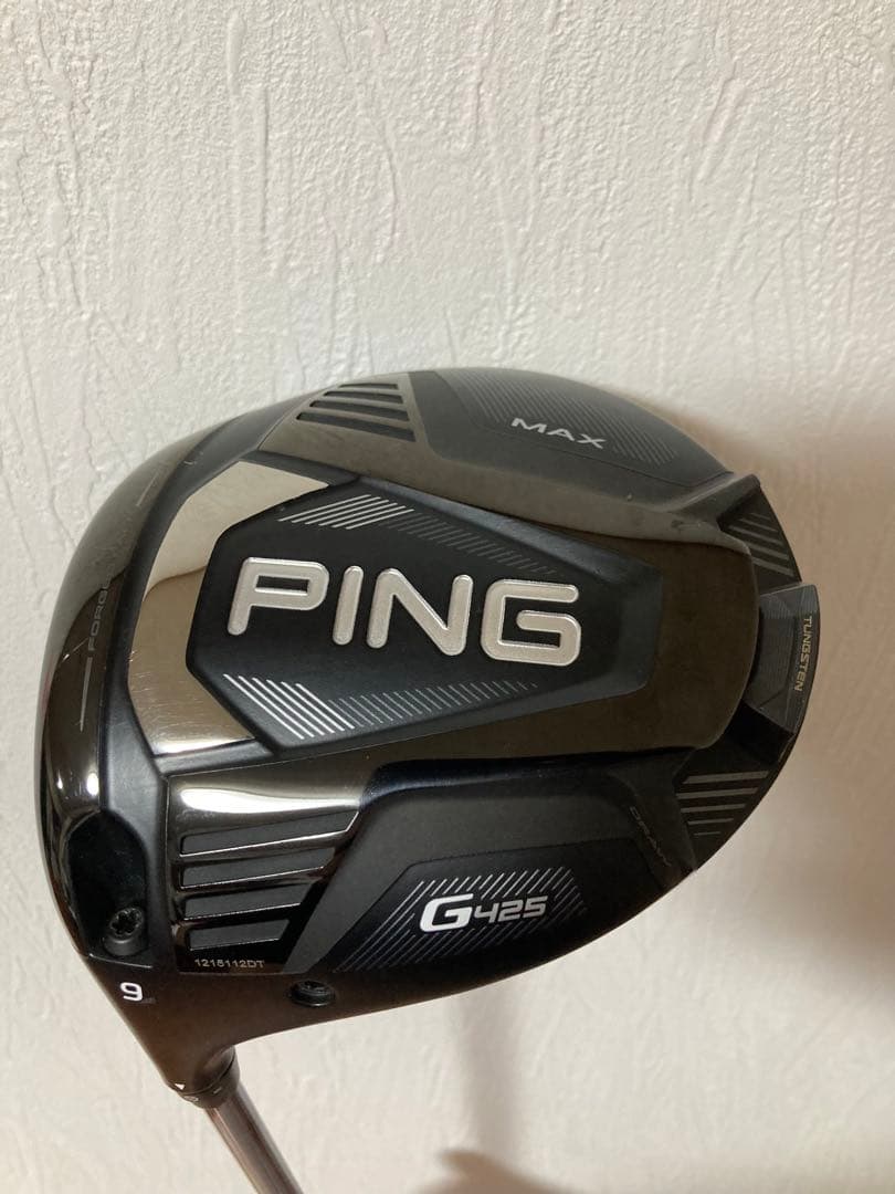 レフティPING G425 MAX 左用ドライバー　9度