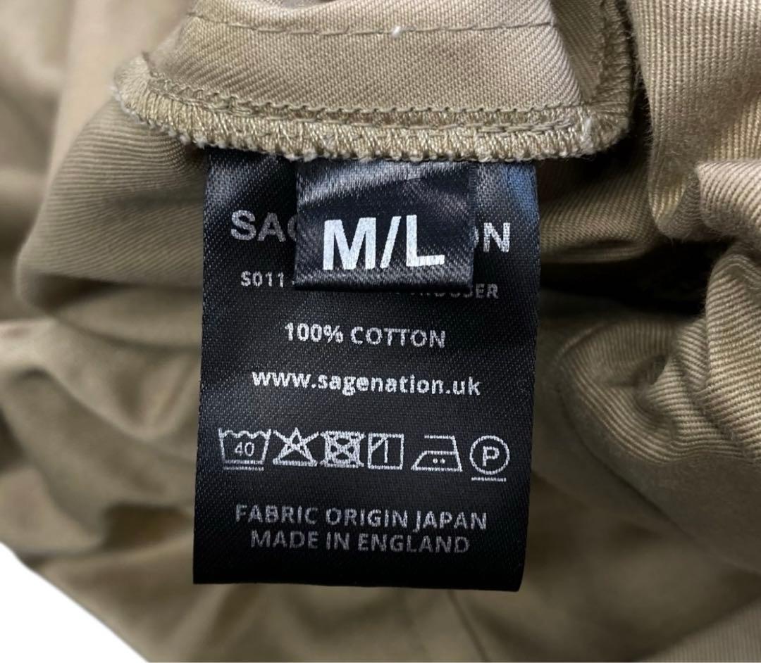 希少サイズ　sagenation BOX PLEAT TROUSER M/L