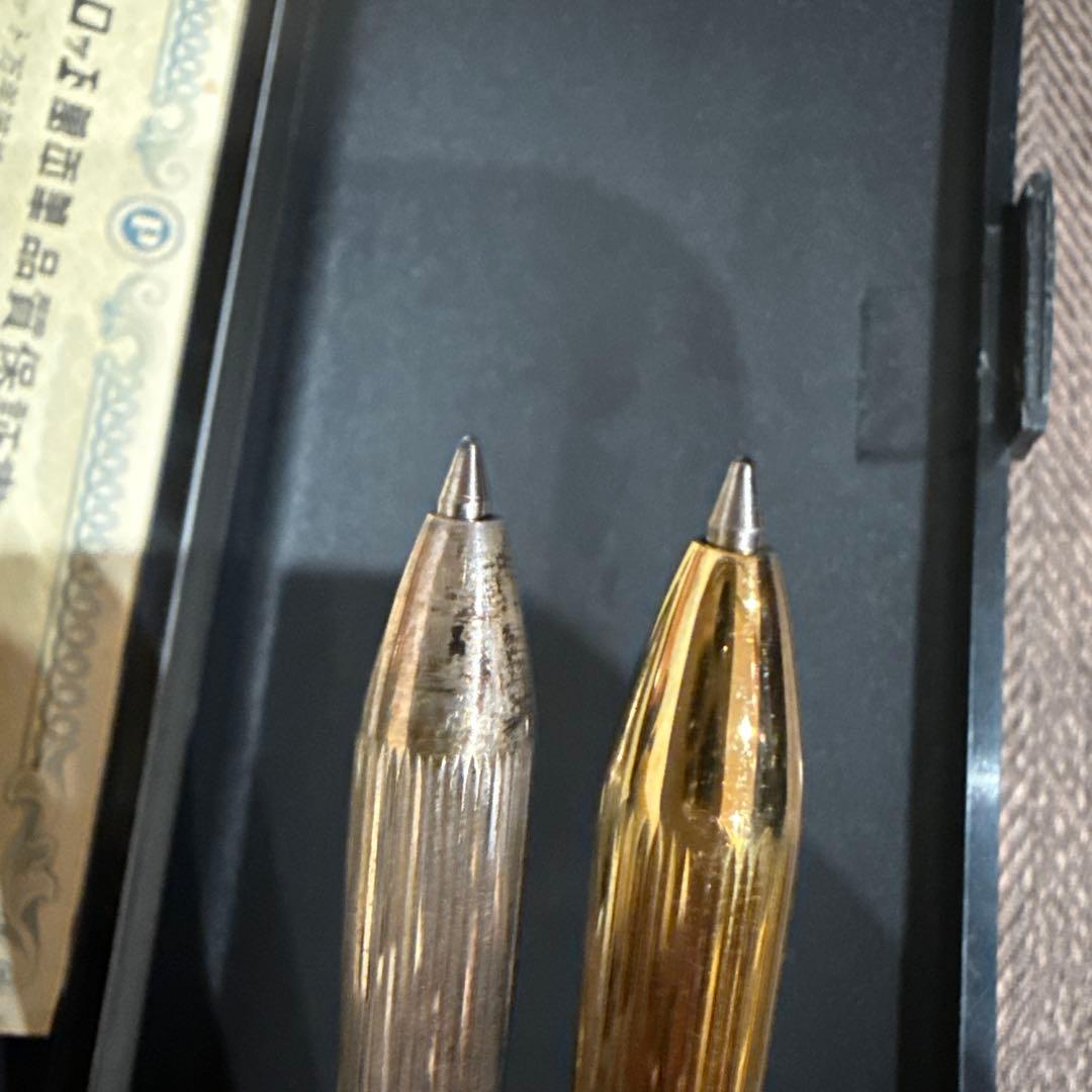 ZEBRA ゼブラ　18KAGM シャーボ ゴールド　シルバー　セット