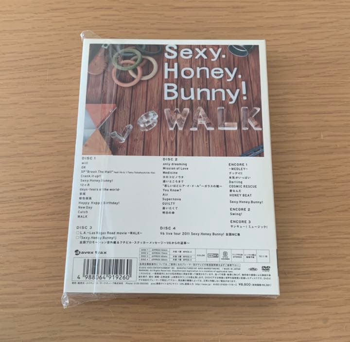 ミュージック V6/live tour 2011 Sexy.Honey.Bunny! WALK