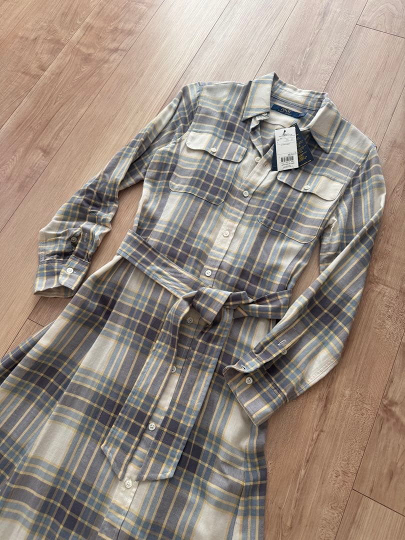 新品タグ付き　POLO RALPH LAUREN チェック　シャツワンピース 2