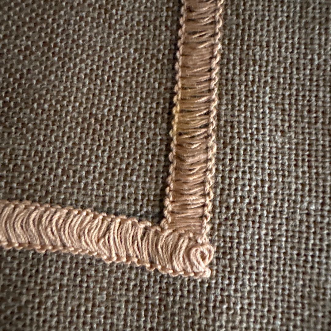 4/12(日)迄の期間限定‼️ 川島織物セルコン テーブルクロス 淵取り刺繍