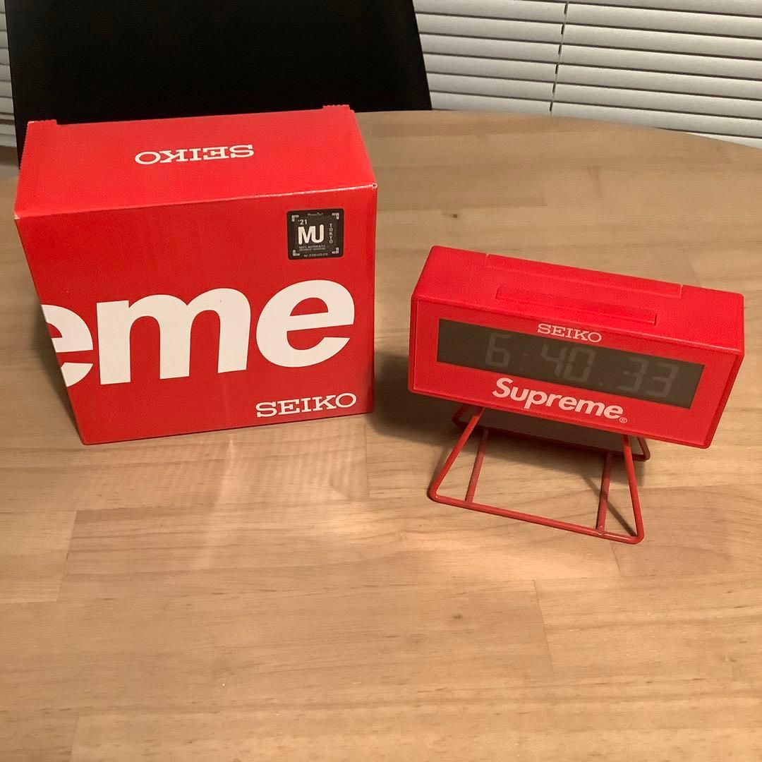インテリア時計 Supreme / Seiko Marathon Clock \"Red\"