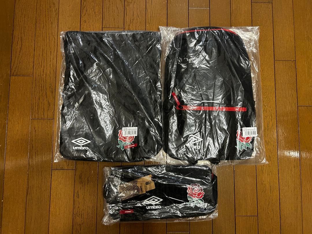 【新品未使用】アンブロ　ラグビーイングランド代表　バッグキットセット