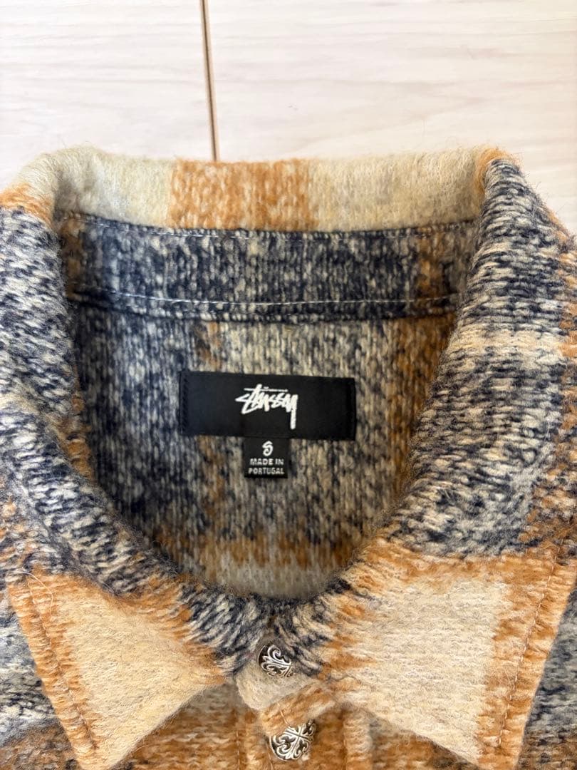 stussy オンブレ　シャツ　ジャケット