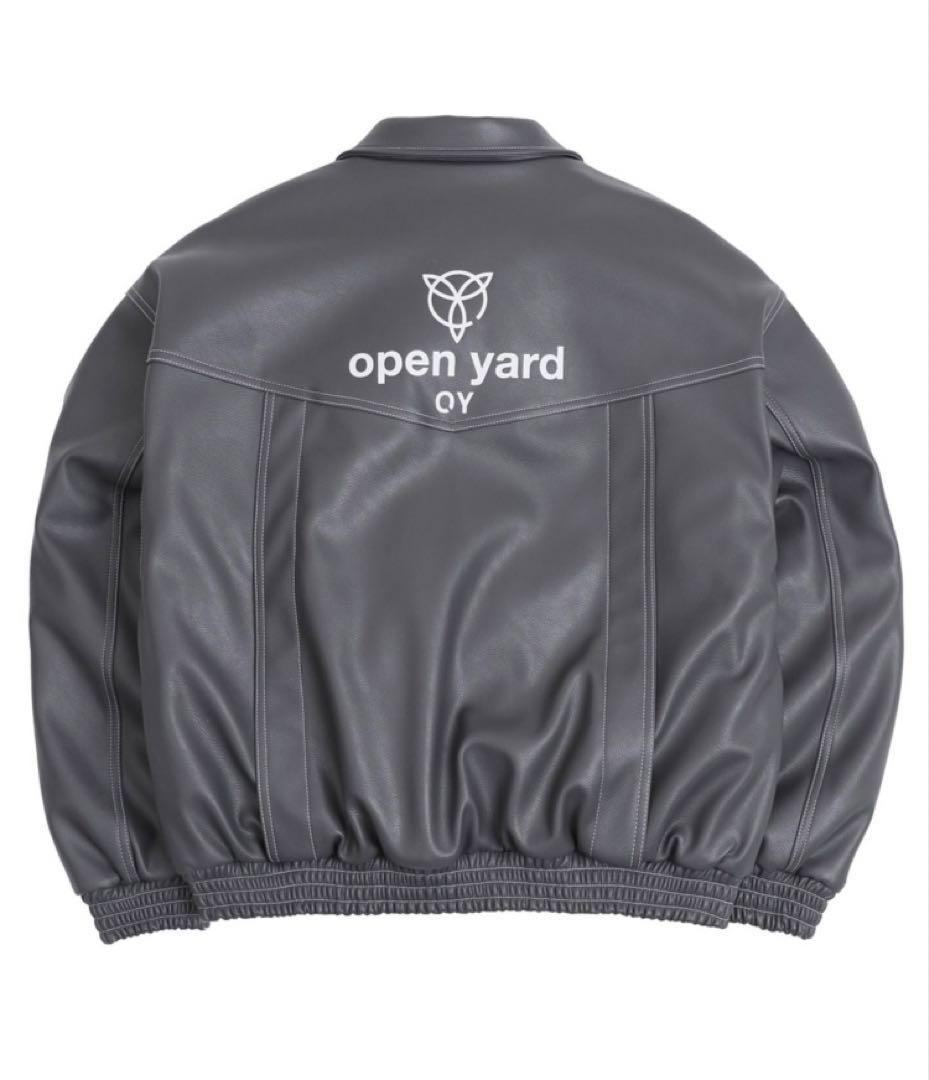 【極美品】OY オーワイ open yard グレー レザージャケット y2k