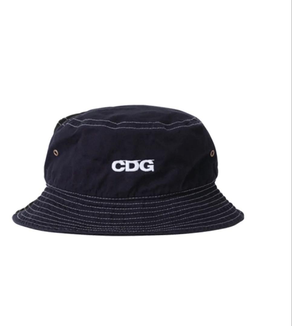 [極美品]CDG コムデギャルソン GARMENT DYED HAT ブラック