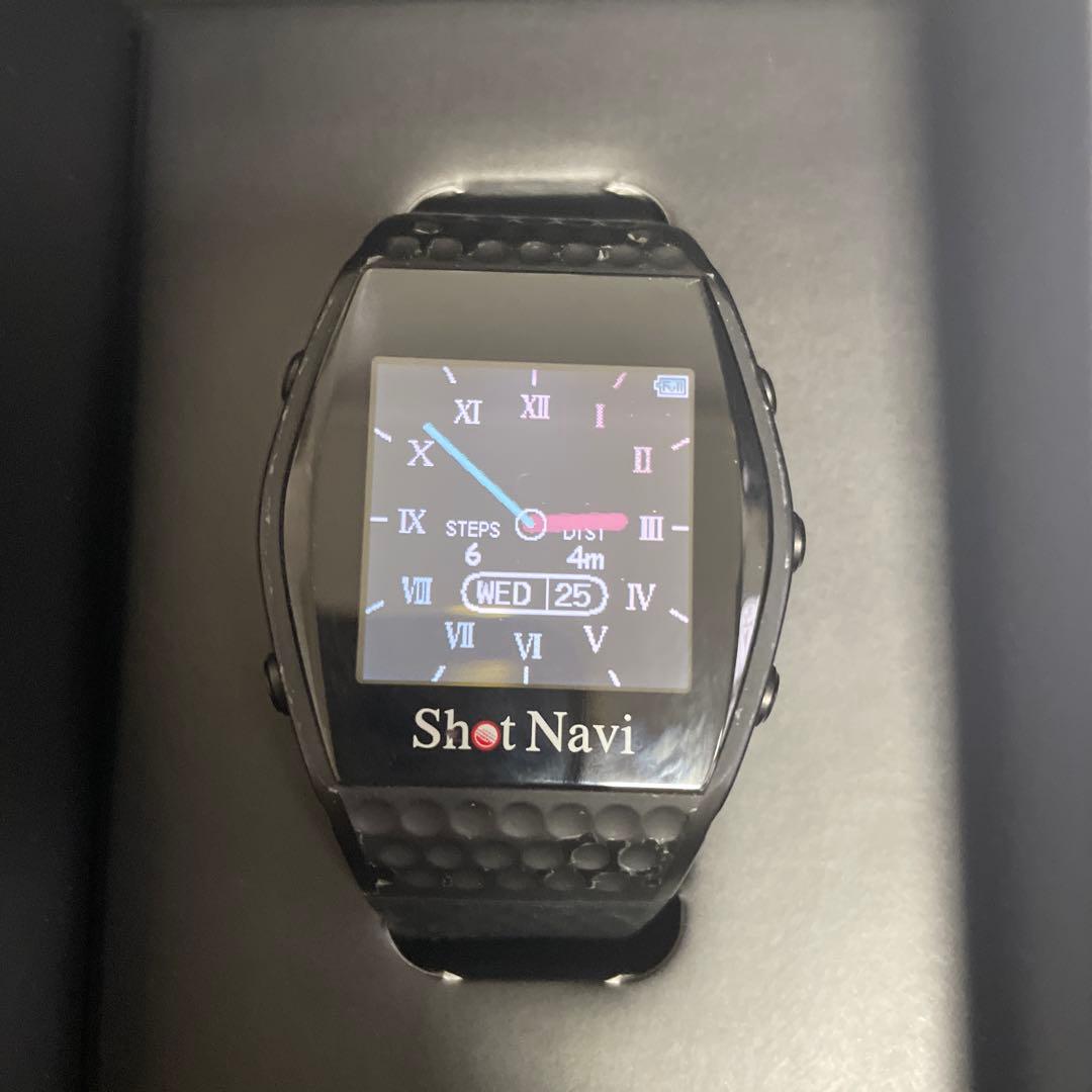 ゴルフGPSウォッチ ShotNavi INFINITY ブラック
