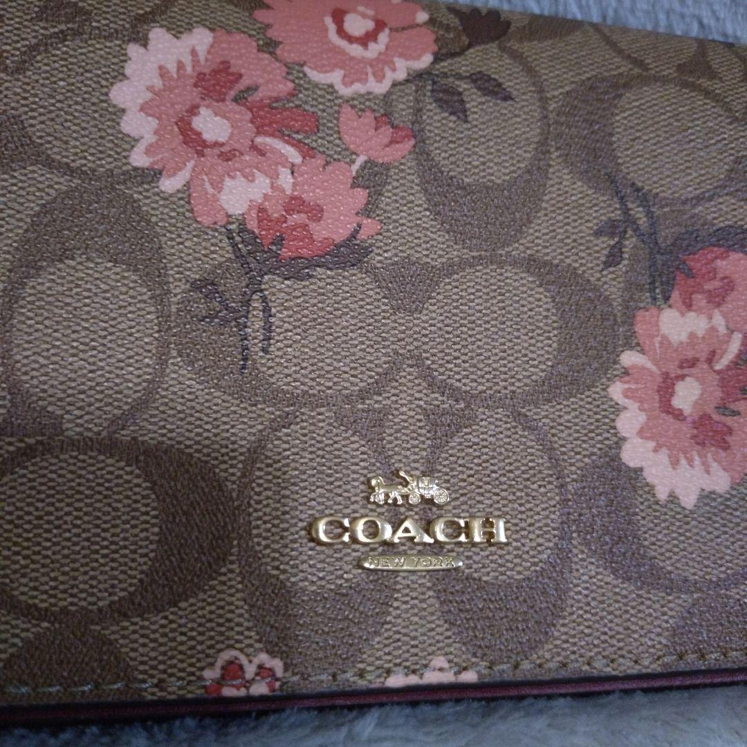 COACH＊コーチ＊ ショルダ＊ツーウェイ＊シグネチャー ＊花柄 ＊ウォレット＊