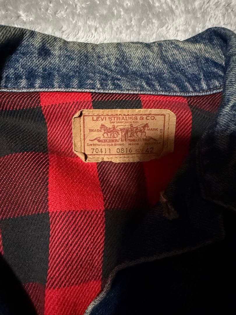 Levi's デニムジャケット 70411 0816サイズ42