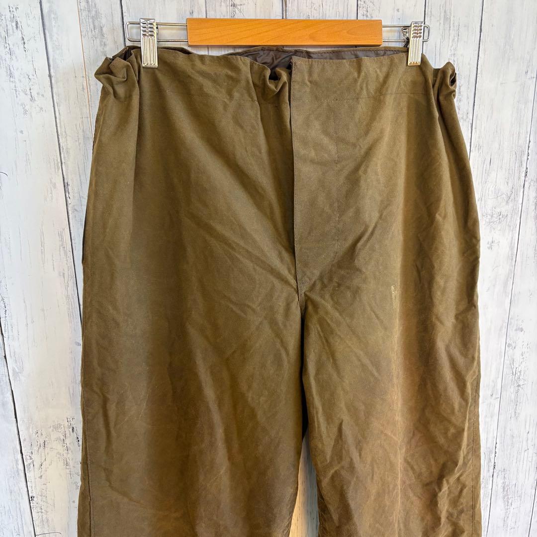 70〜80s Barbour 1ワラント オイルドパンツ ビンテージ バブアー