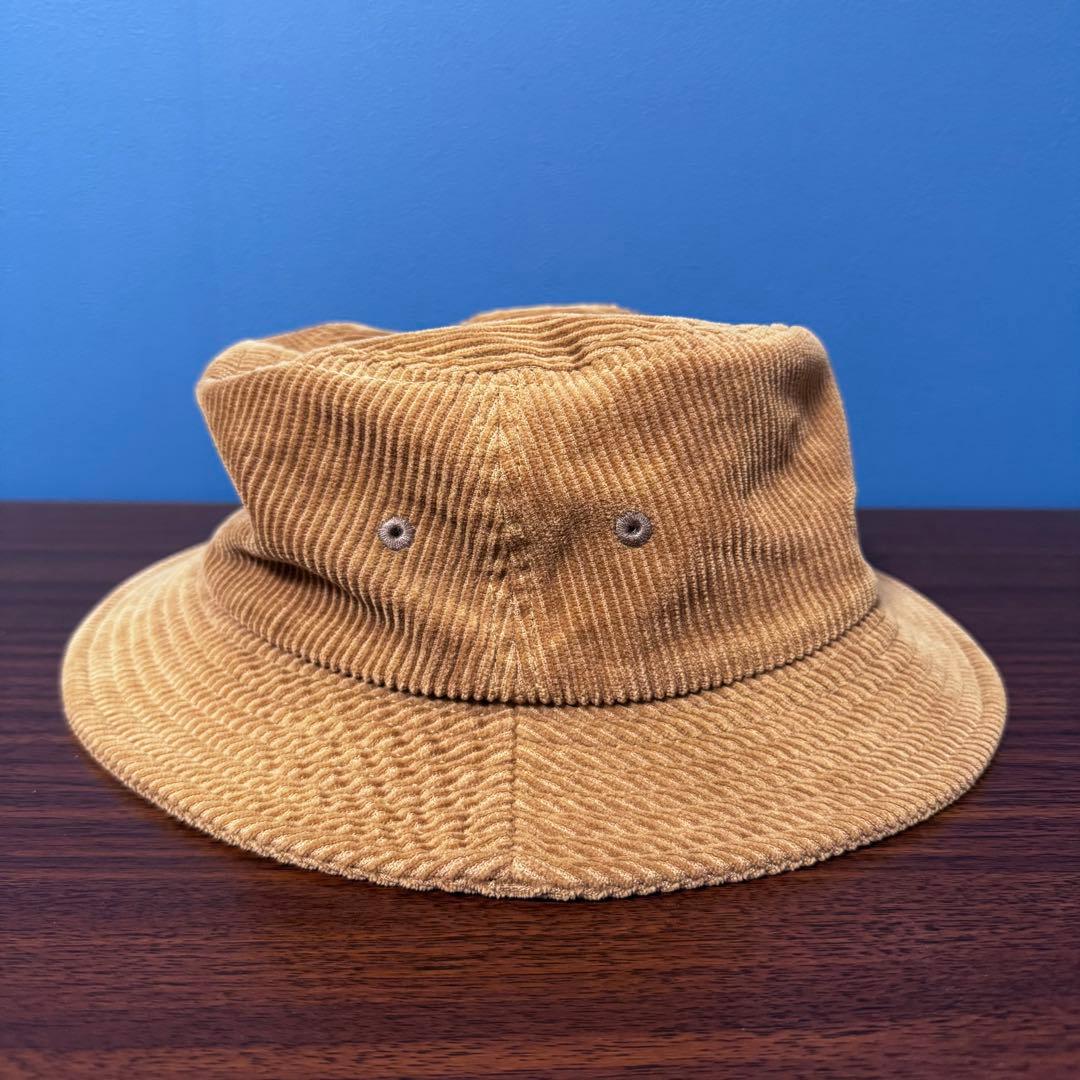 美品✨stussy バケットハット コーデュロイ ブラウン L/XL