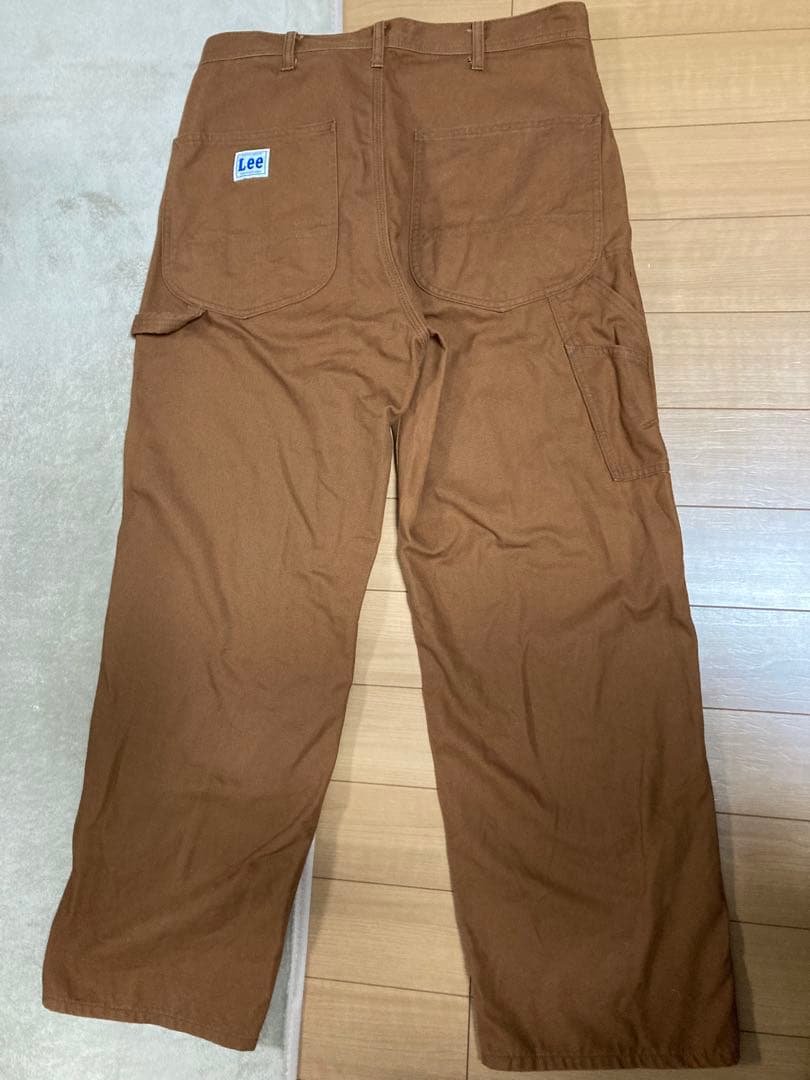 美品Lee リー DUNGAREES ブラウンペインターパンツLM7288