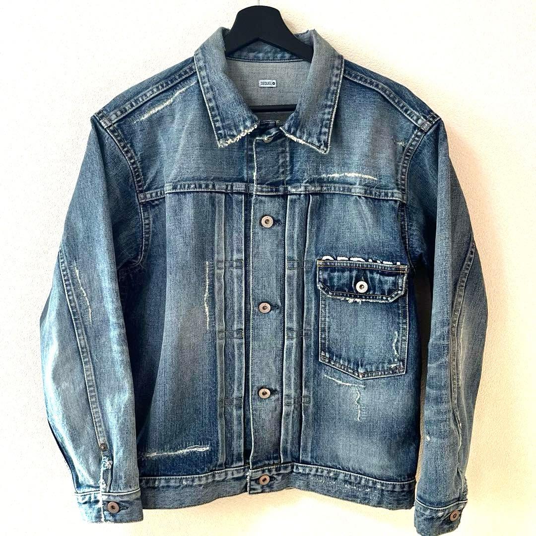 最終価格 美品 S SEQUEL デニムジャケットSQ-23AW-JK-11