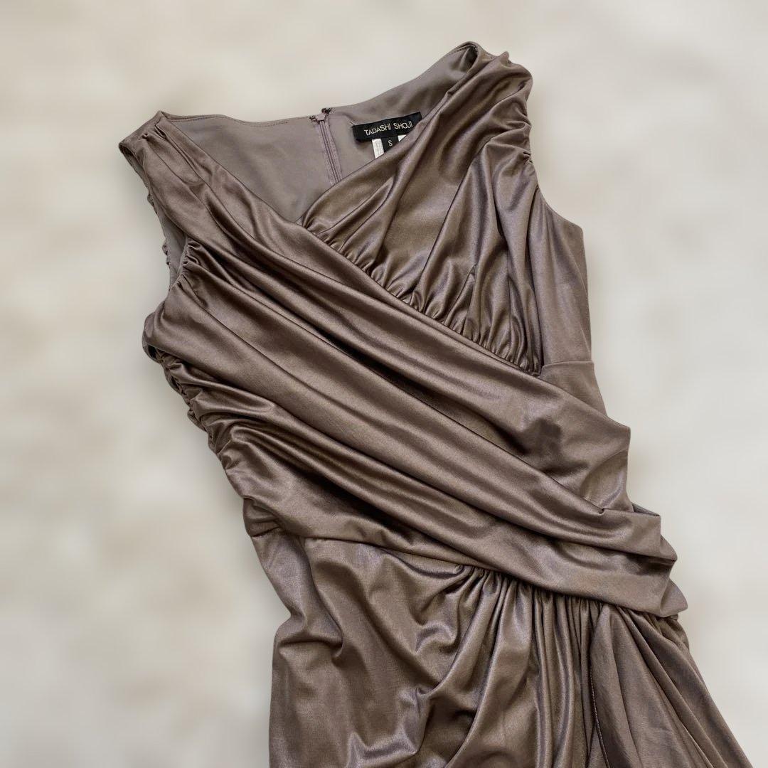 TADASHI SHOJI タダシショージ ノースリーブロングワンピース
