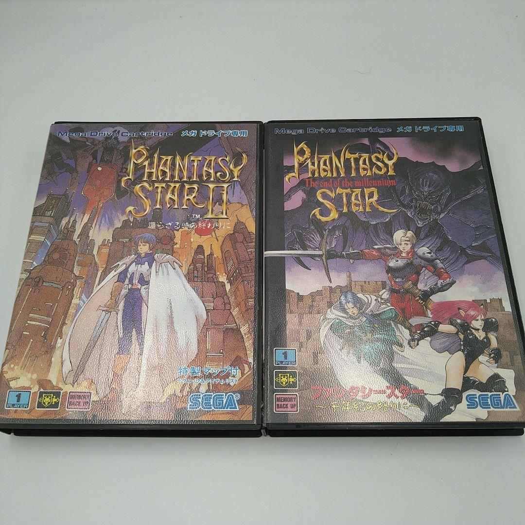 ファンタジースターII IV 2点セット メガドライブ SEGA 復刻版 完品