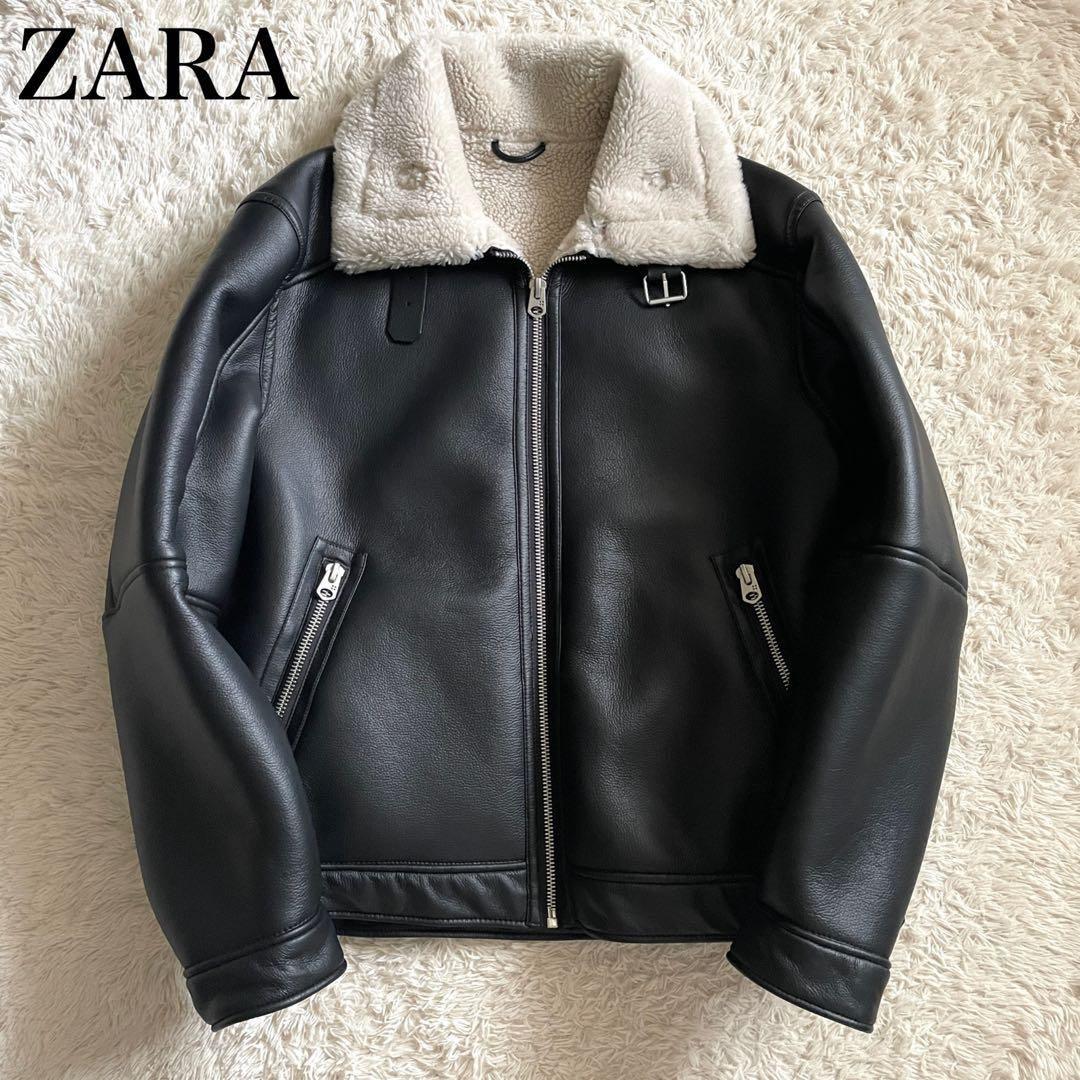 C*T様 【定価1.3万】ZARA ムートンジャケット M 完売モデル★6000