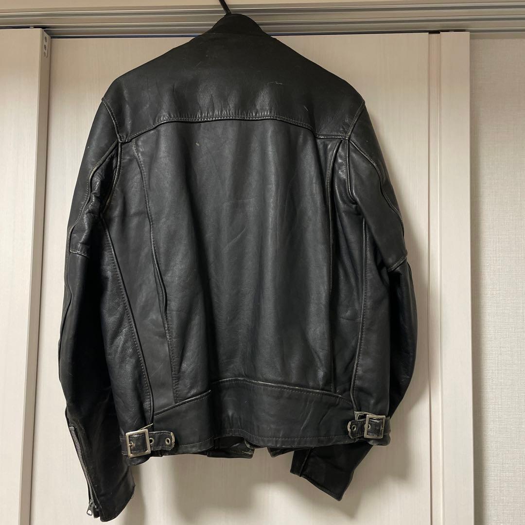 80s Schott シングル レザージャケット 黒 made in USA