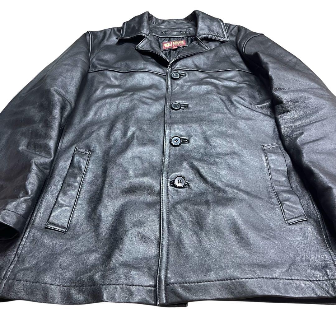WILSONS LEATHER レザー カーコート ジャケット ブラック L