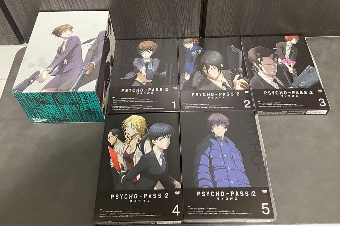 PSYCHO-PASS サイコパス2 DVD 全5巻 収納BOX付き豪華版