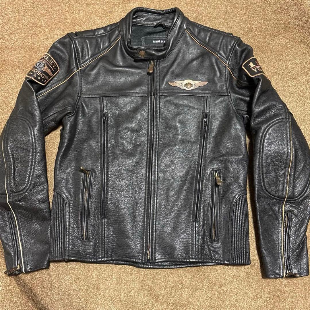 【35000円相当‼️】110周年　レザー　シングルライダースジャケット