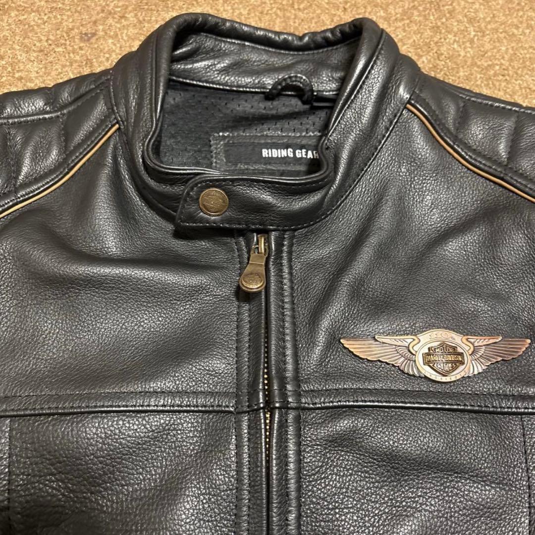 【35000円相当‼️】110周年　レザー　シングルライダースジャケット