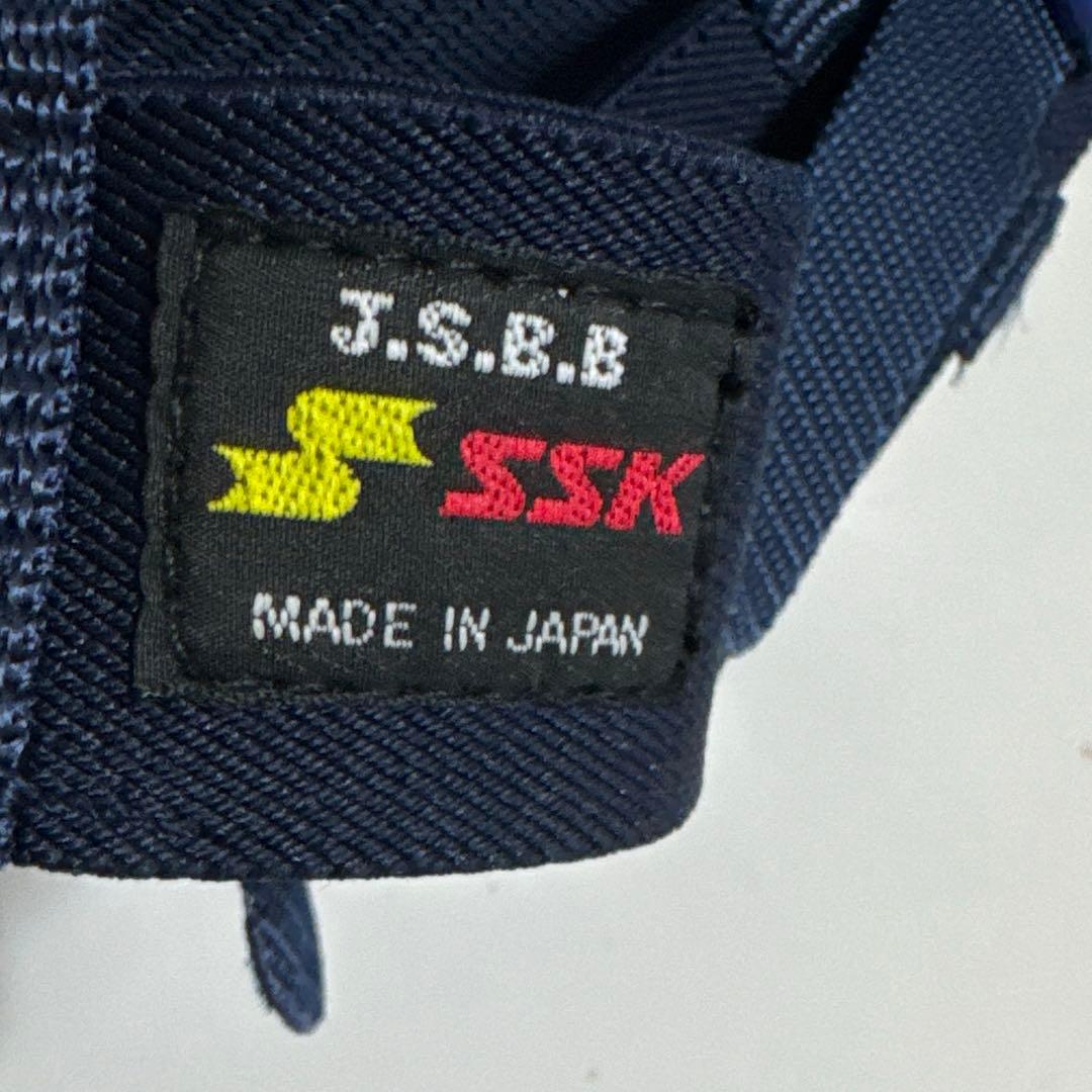 ［美品】 日本製　SSK 軟式野球キャッチーマスク　ネイビー