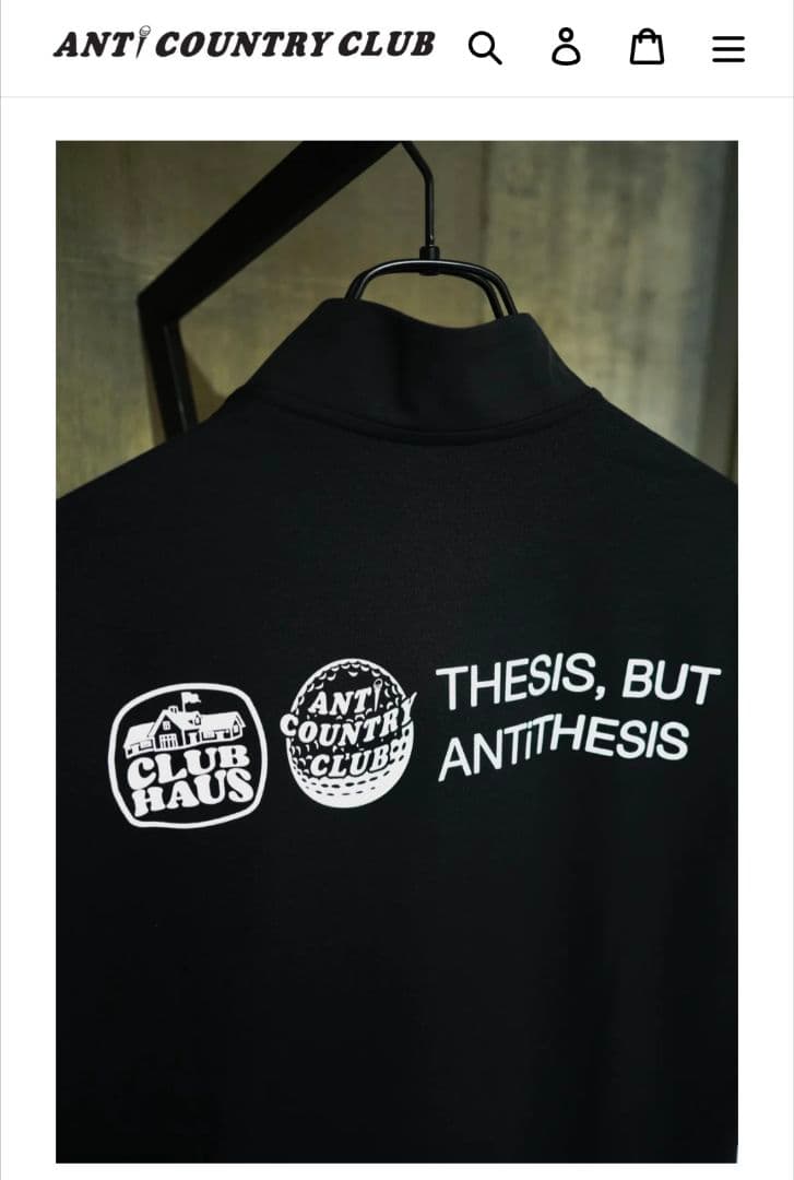 ADIDAS × CLUBHAUS × ANTi COUNTRY CLUB　XL