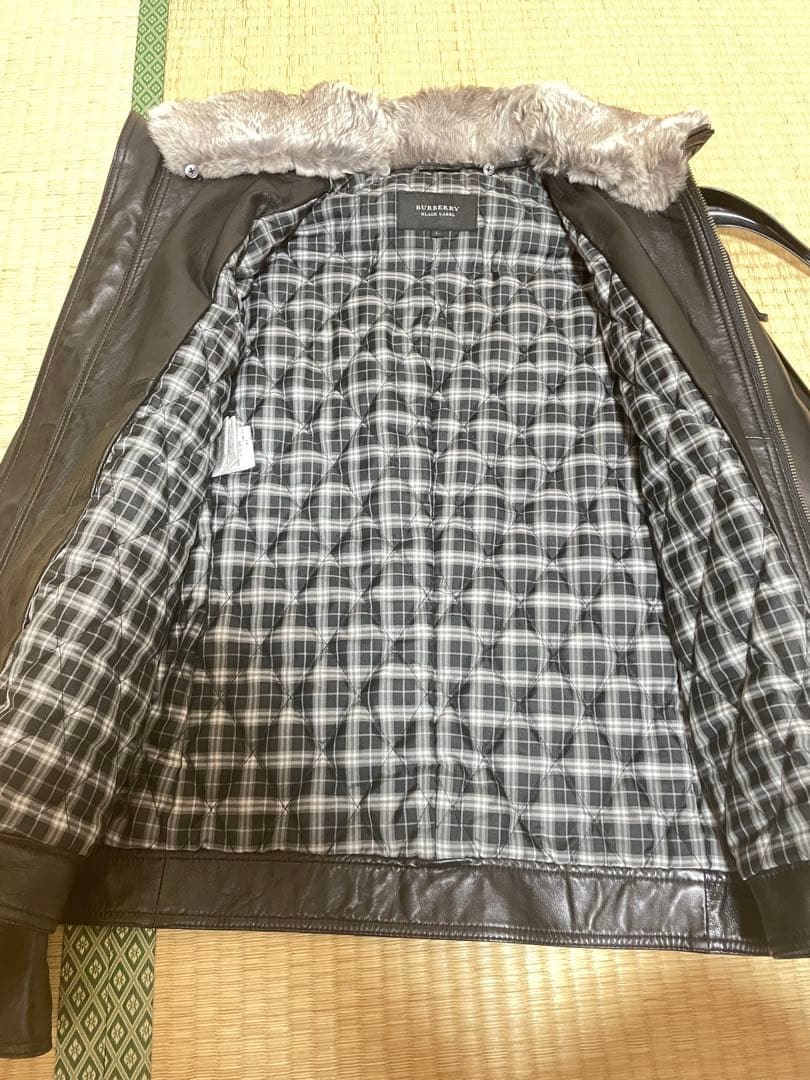 BURBERRY BLACK LABEL レザージャケット L ラムレザー