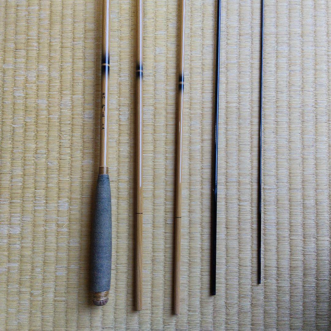 ヘラブナ竿　 新作　竹王15尺 （竹でなくてカーボン製です。）