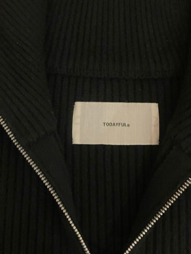 【最終値下げ】期間限定出品 美品 TODAYFUL ハーフジップニットベスト