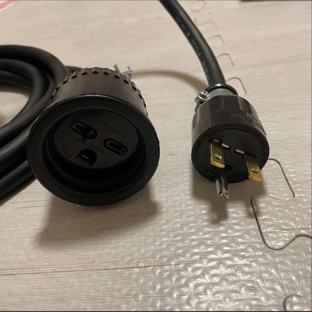 電気自動車★ 200V 充電器延長ケーブル8m 2PNCTコード　パナソニック