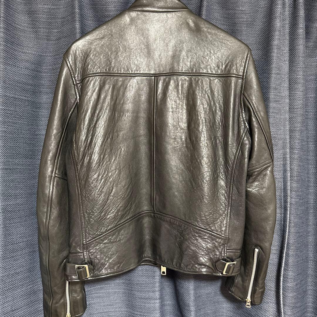 Schott セミダブルレザーライダースジャケット M
