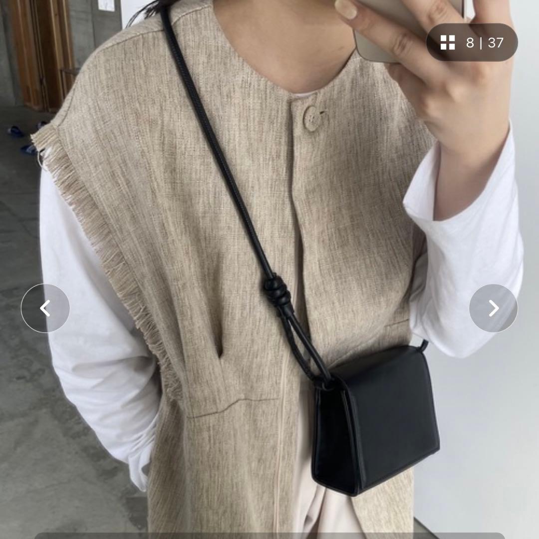 lawgy 、tweed fringe vest op