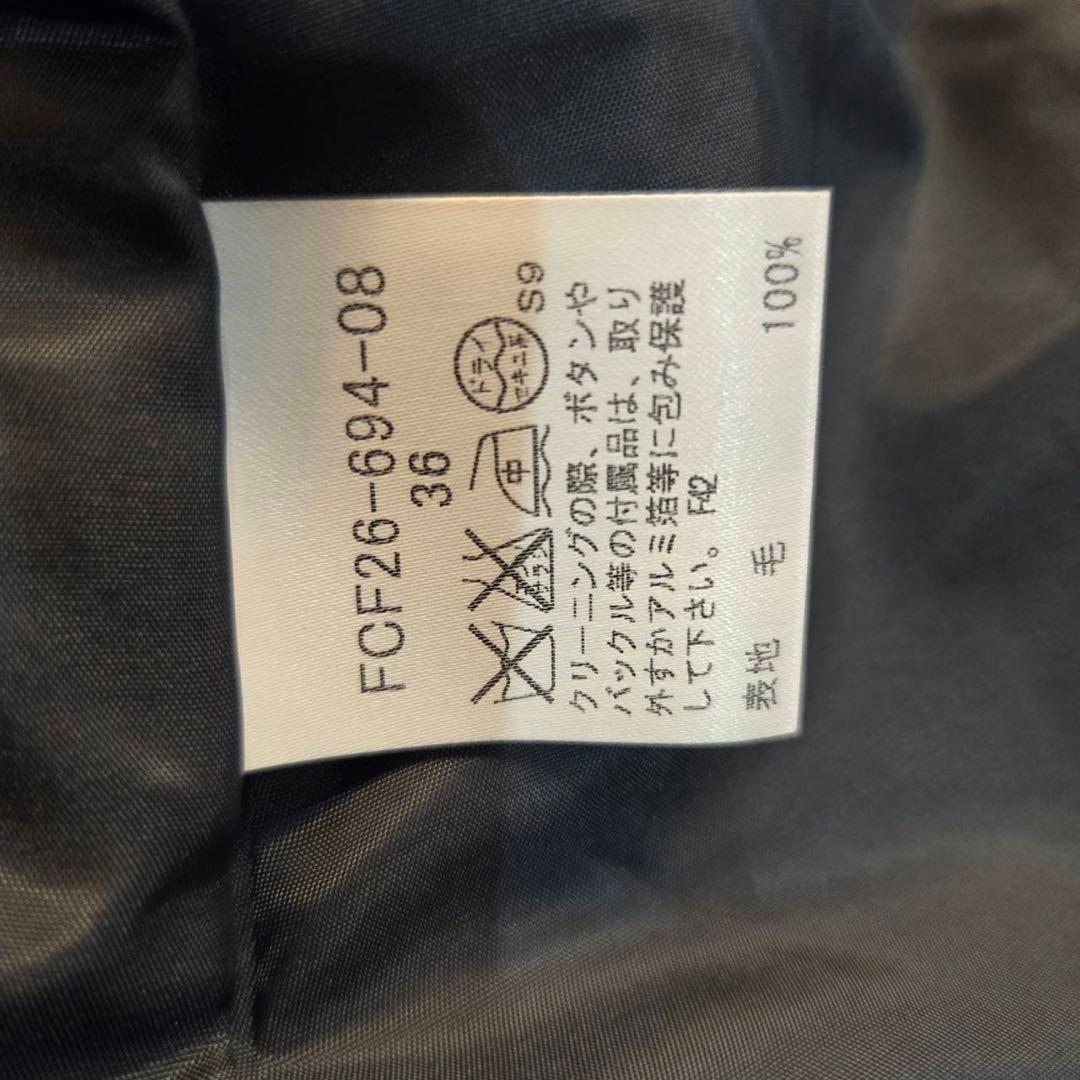 美品✨バーバリーブルーレーベル　ウールポンチョコート　チェック　36