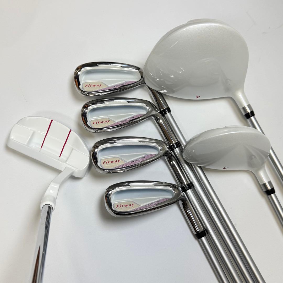 Fitway レディースハーフセット 7本 ゴルフクラブセット IGNIO
