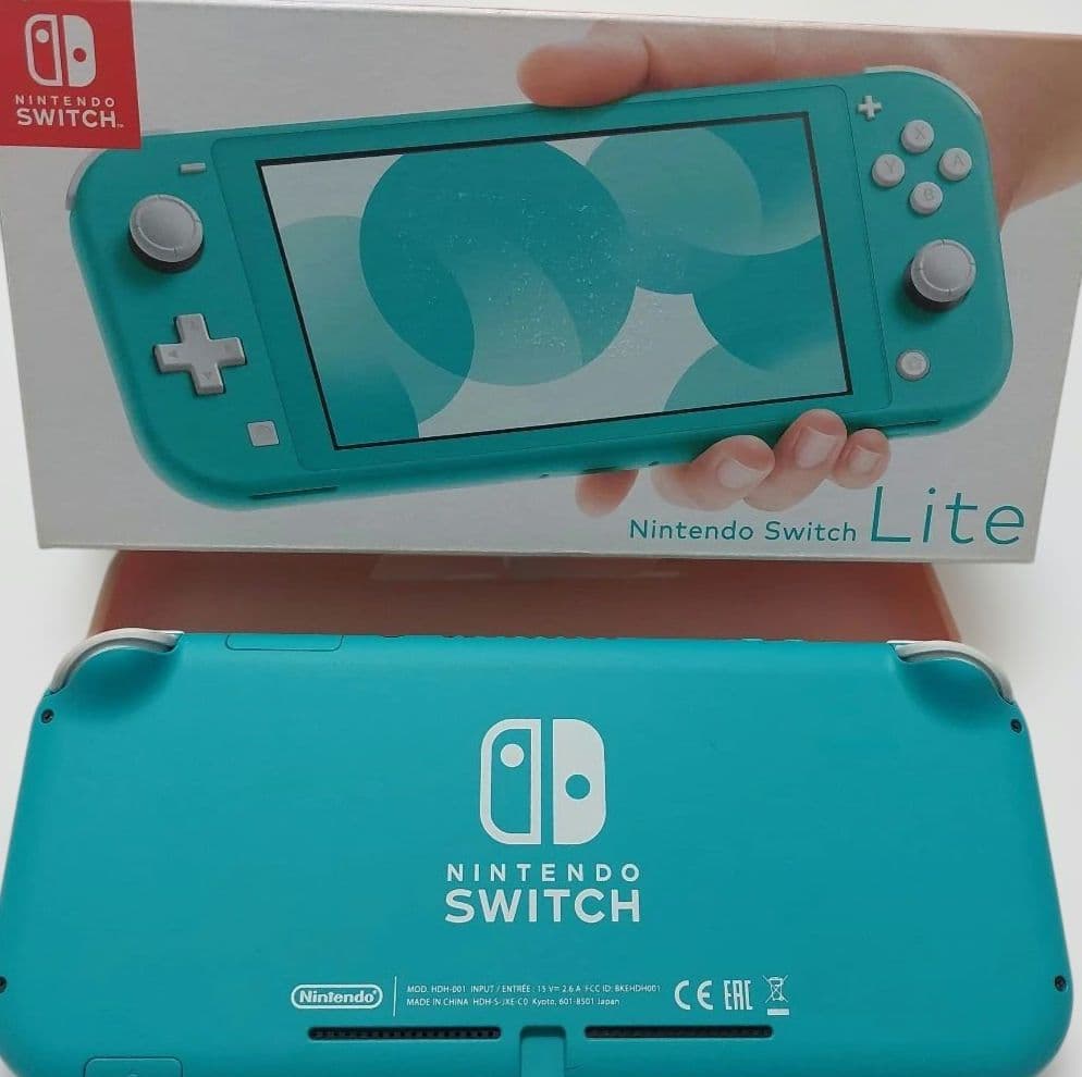 美品✨Nintendo Switch Lite　ターコイズ　外箱付