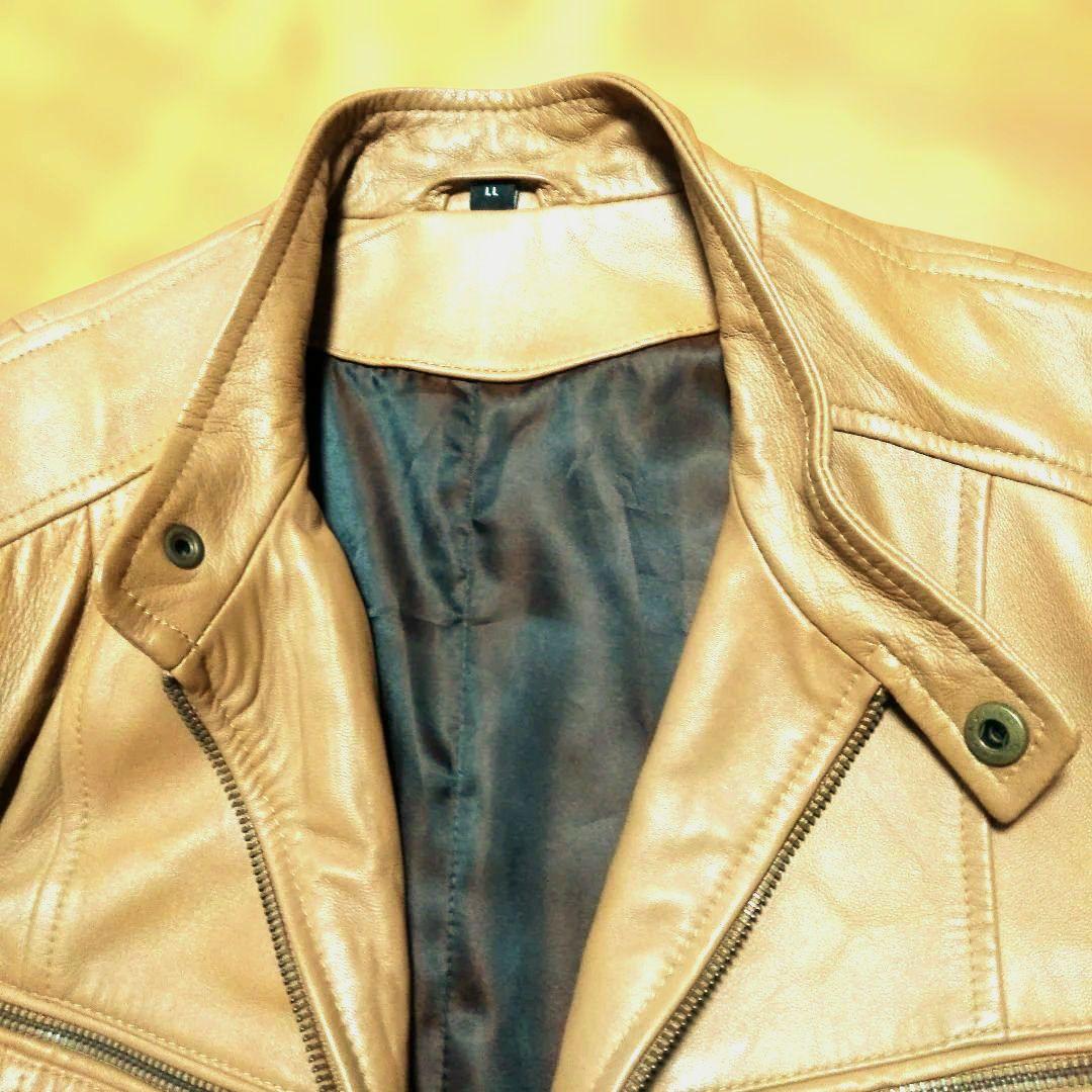 シングルライダース ラムレザー本革XL 美品‼️