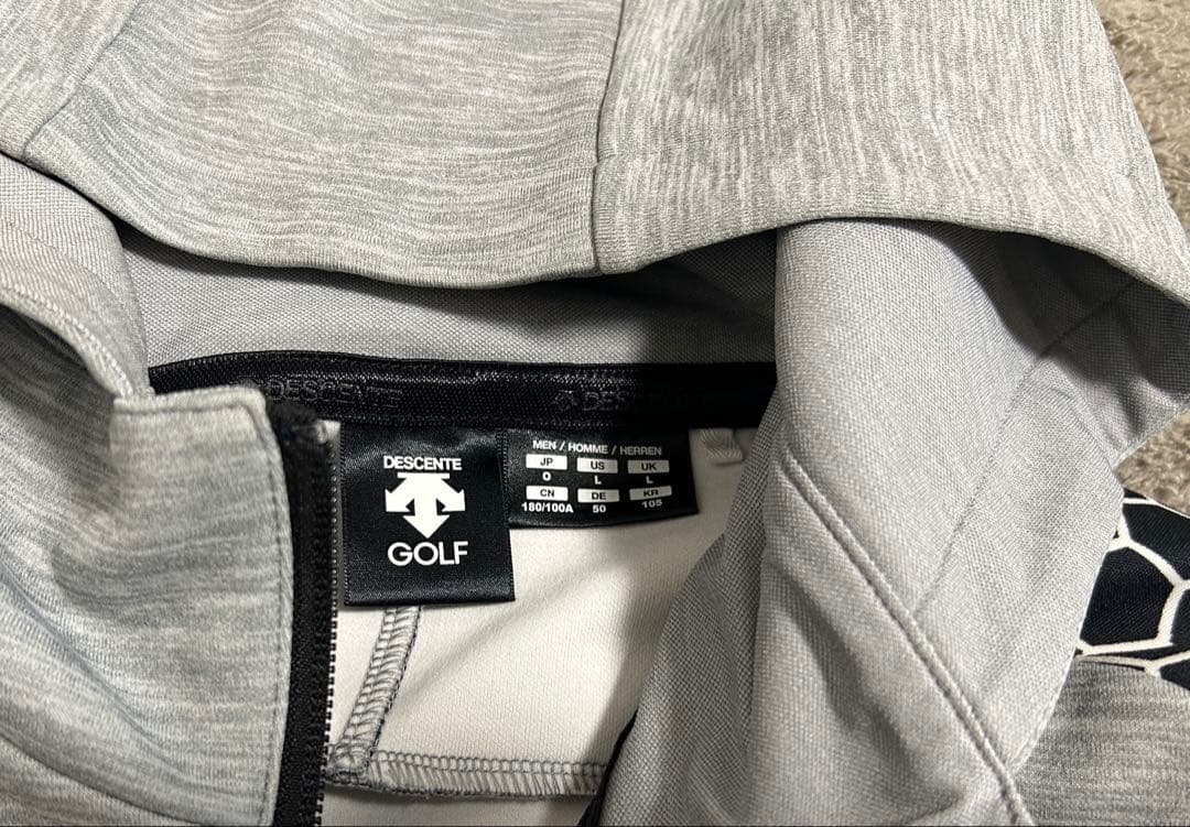完売品！DESCENTE GOLFダンボールニットジャージージャケット　XL