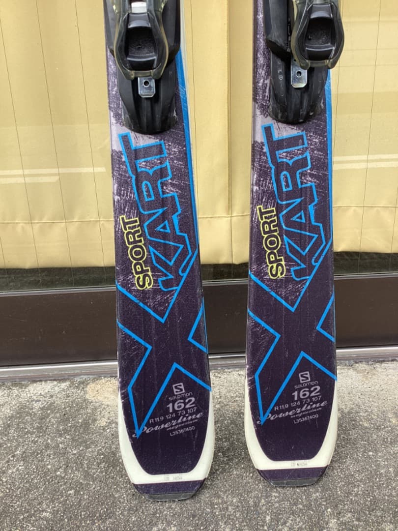 Salomon Powerline スキー板 ビンディング付き