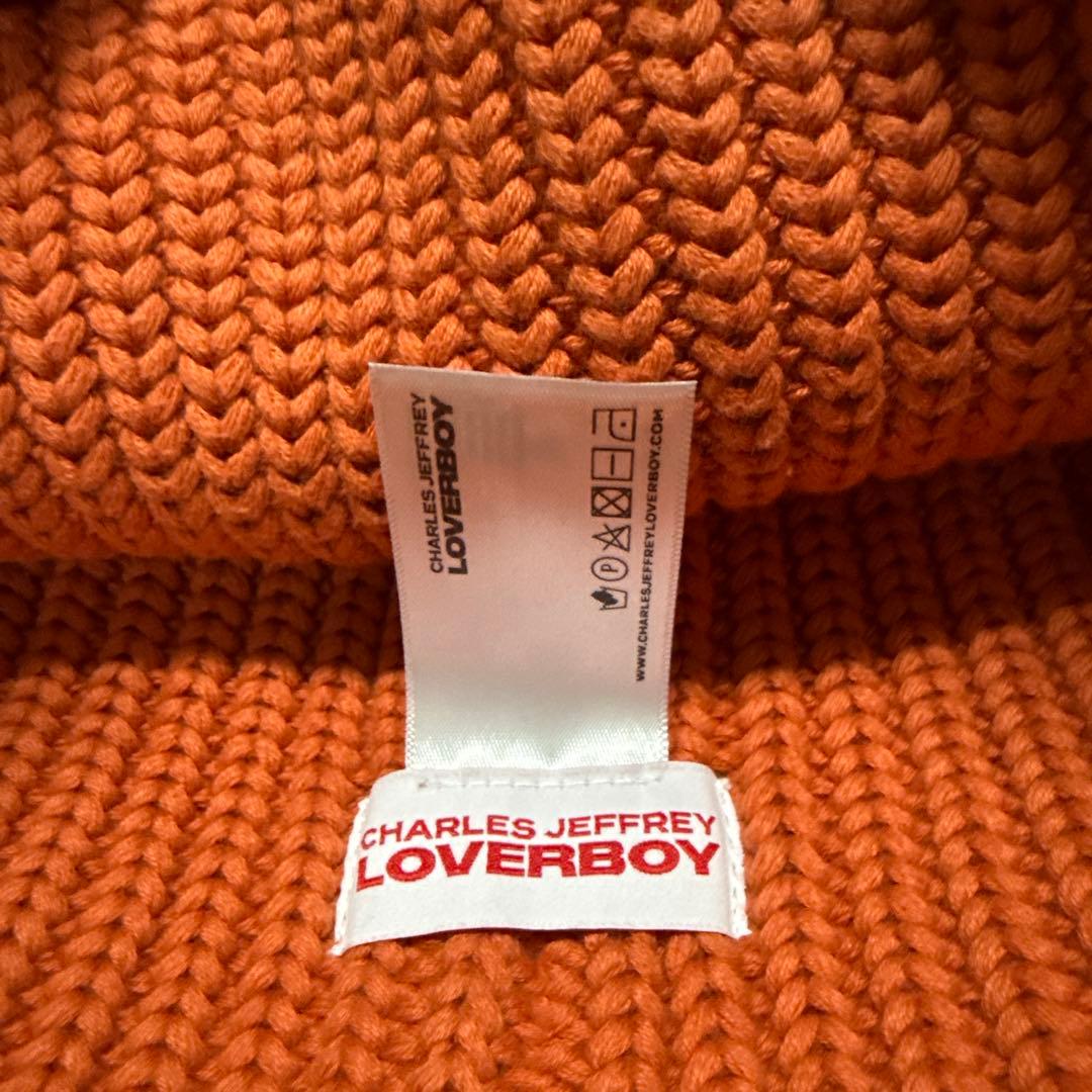 CHARLES JEFFREY LOVERBOY ニット帽 オレンジ