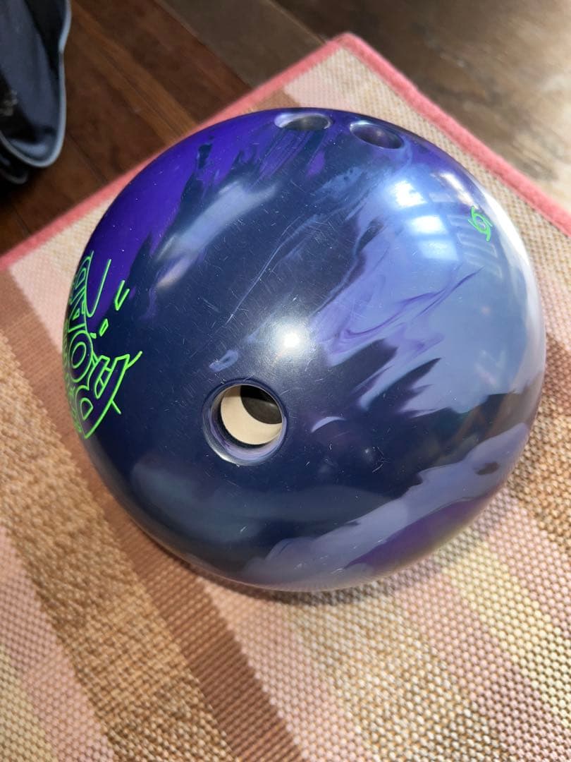 ザ・ロードS 15ポンド STORM ボウリングボール 紫 バッグ付き