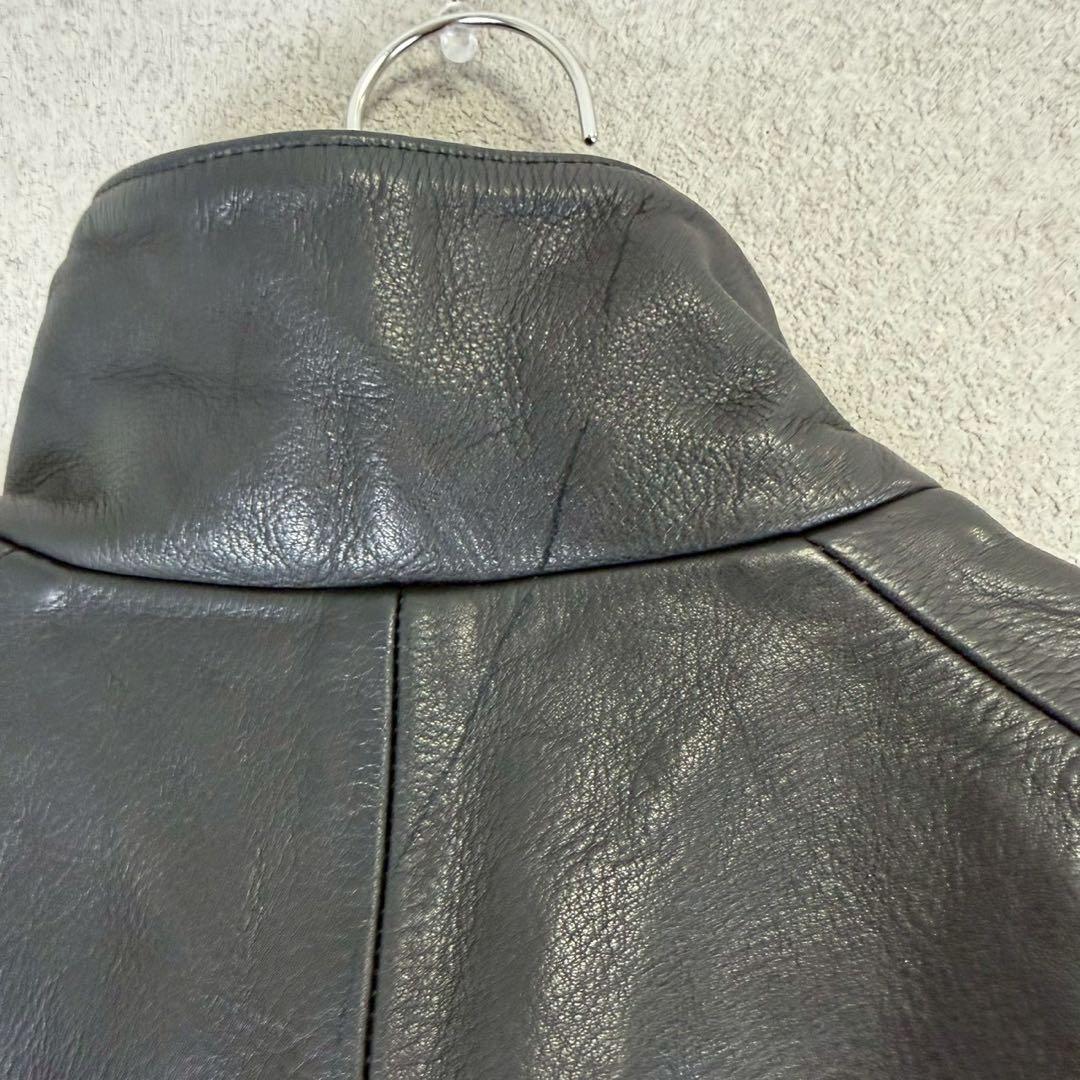 希少 美品 CIVILIZED シワ シボ 変形 ハイネック ダブルジップ