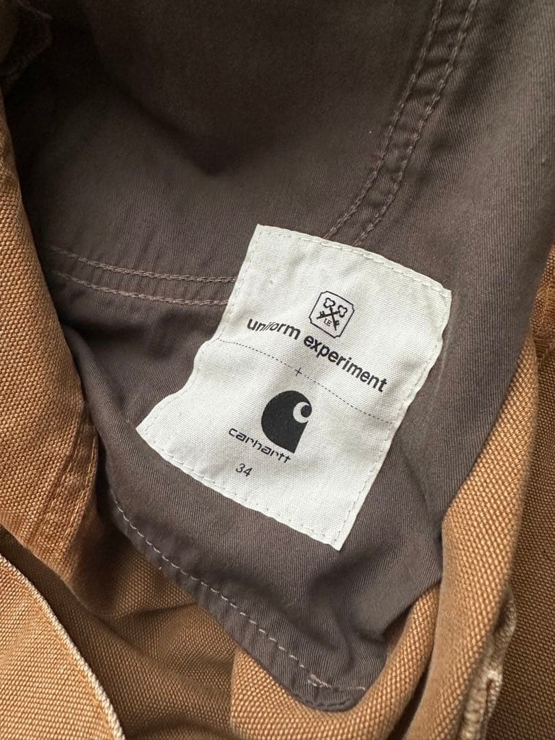 未使用 CARHARTT × UE コラボ 34 ダブルニー パンツ