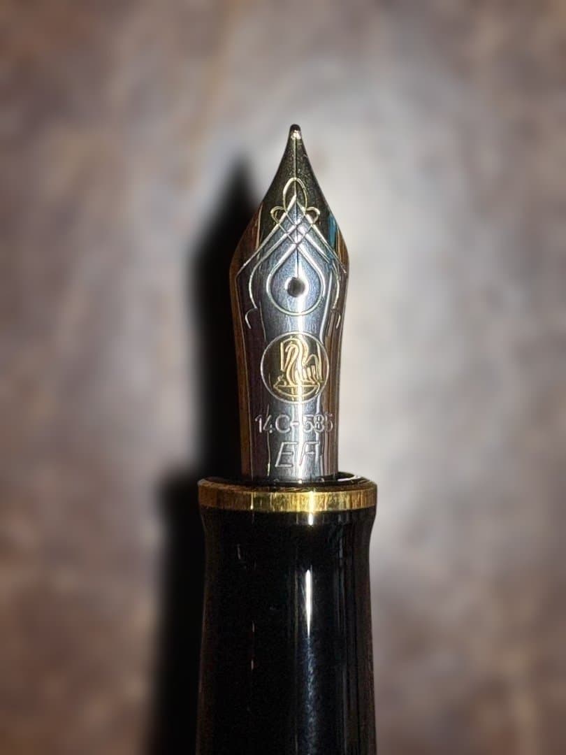 よ*お様 Pelikan スーベレーン M400 万年筆 EF ブルーストライプ