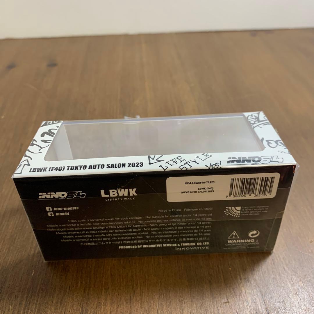 ち*ん様 イノモデル　1/64 INNO64　LBWK F40　東京オートサロン
