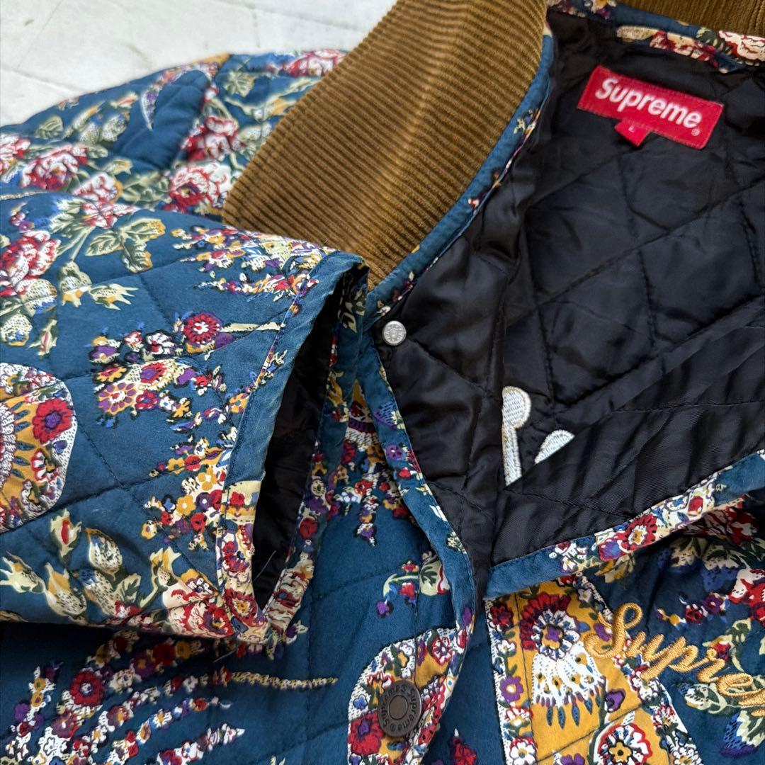 ジャケット・アウター supreme QUILTED PAISLEY JACKET L