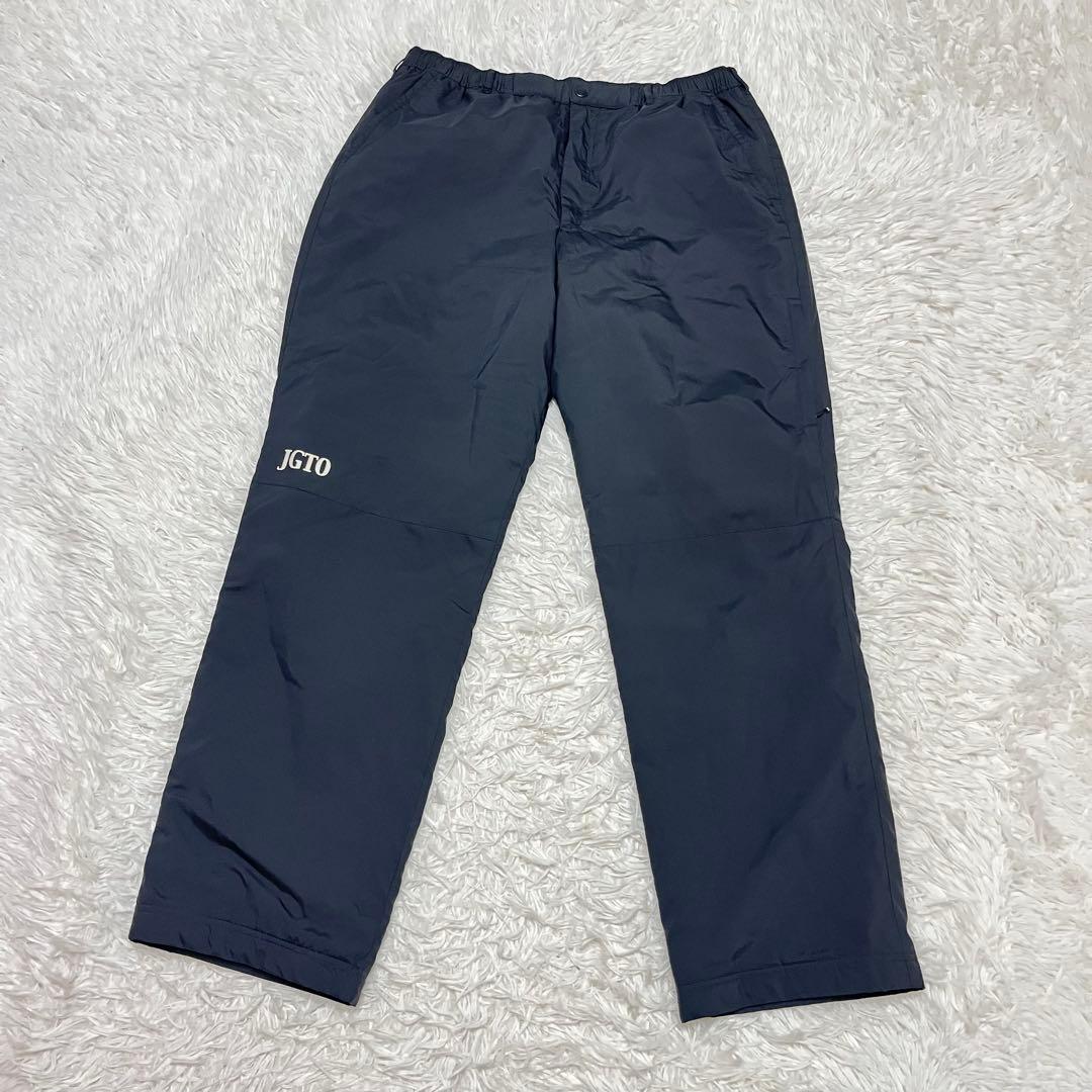希少サイズ マンシングウェア MUNSINGWEAR ダウンパンツ ブラック