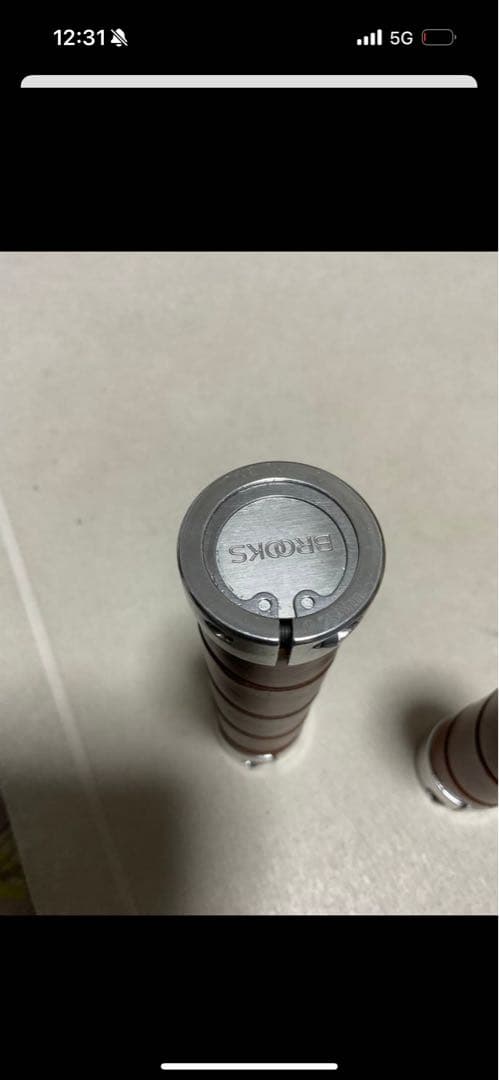 BROOKS ブラウン レザーグリップ ハニー　130/100mm