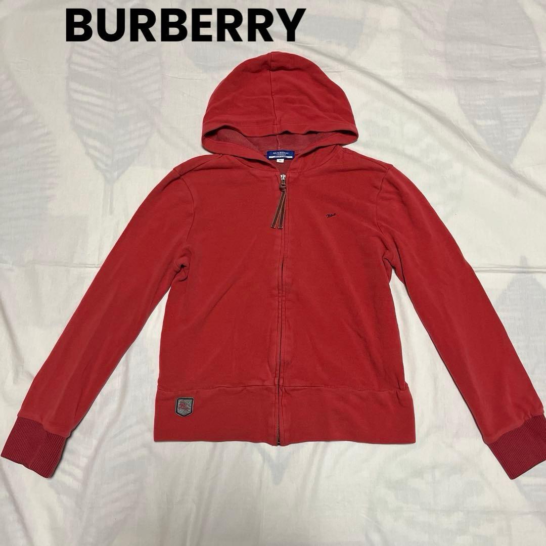 BURBERRY (バーバリー)ブルーラベル パーカー 38 赤